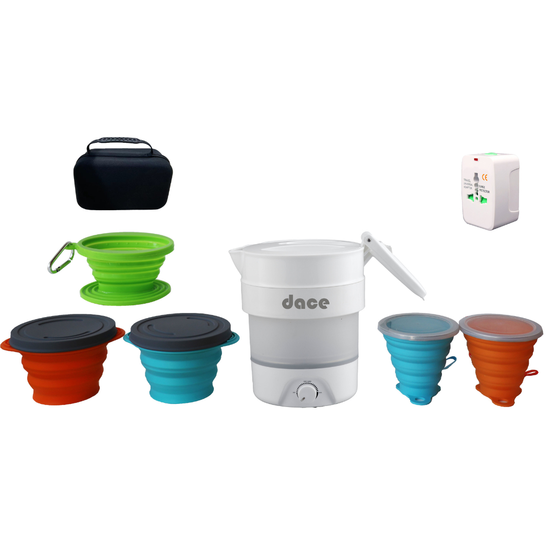 foldable electric kettle with case