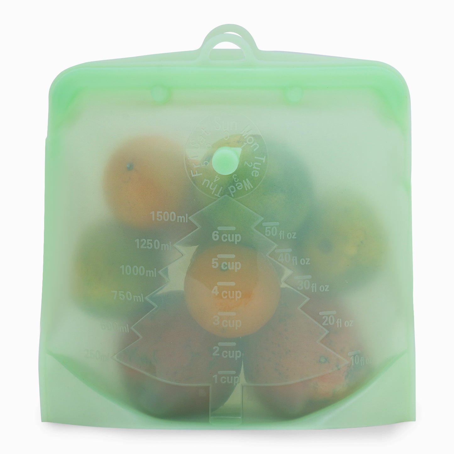 6 Reusable Silicone Storage Bag 3 sizes, 2 Small + 2 Medium + 2 Large