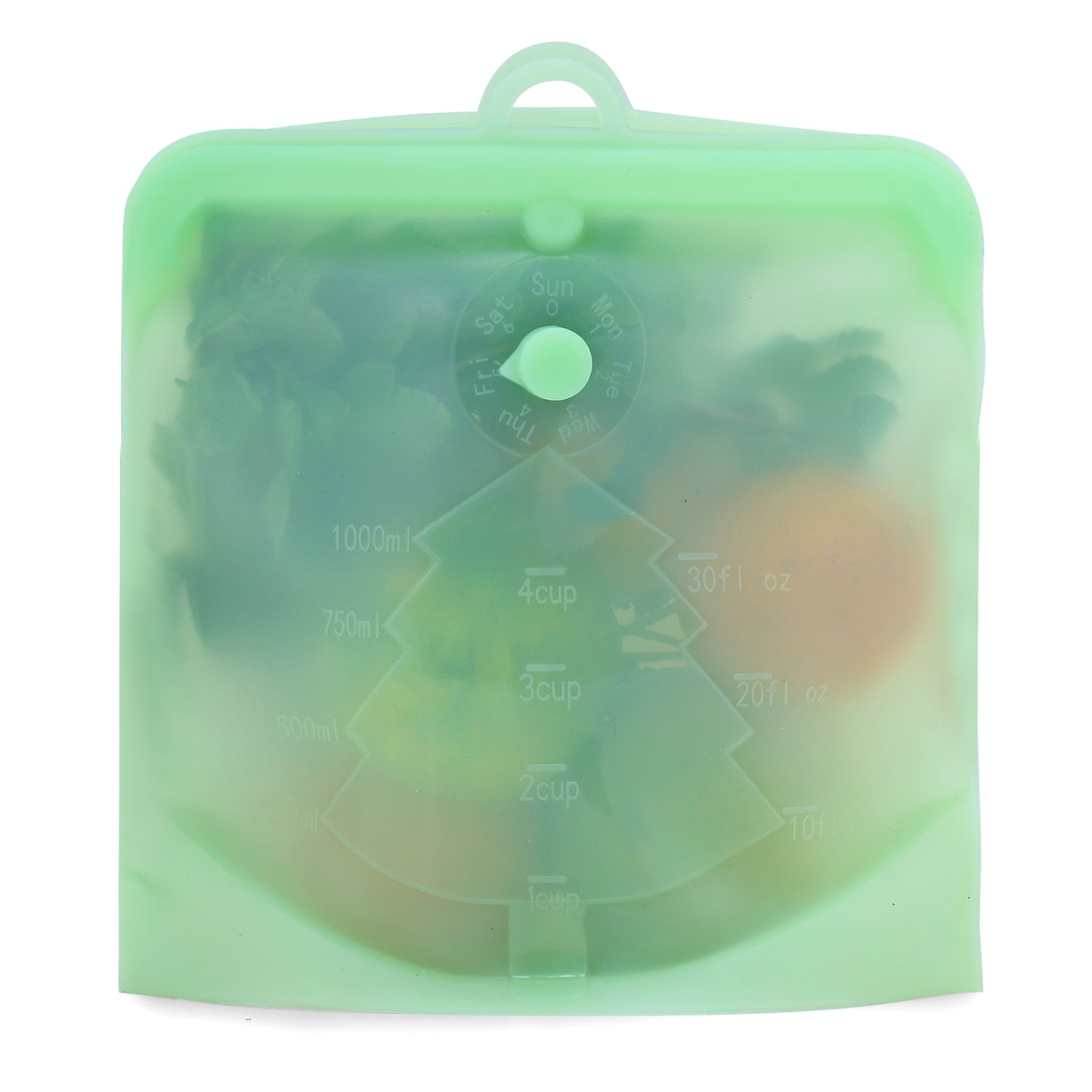 6 Reusable Silicone Storage Bag 3 sizes, 2 Small + 2 Medium + 2 Large