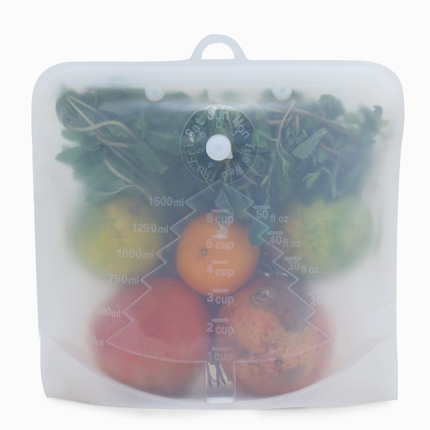 6 Reusable Silicone Storage Bag 3 sizes, 2 Small + 2 Medium + 2 Large