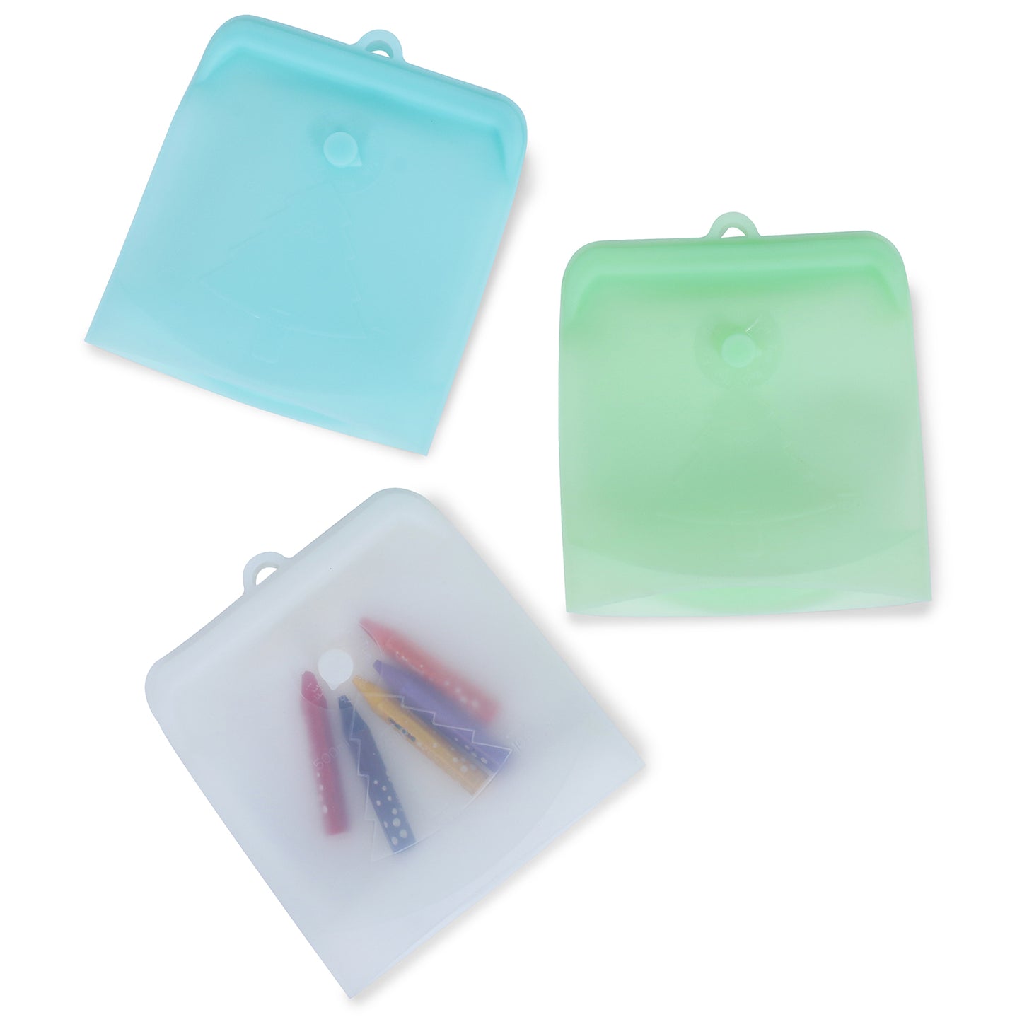 3 Reusable Silicone Small Bags