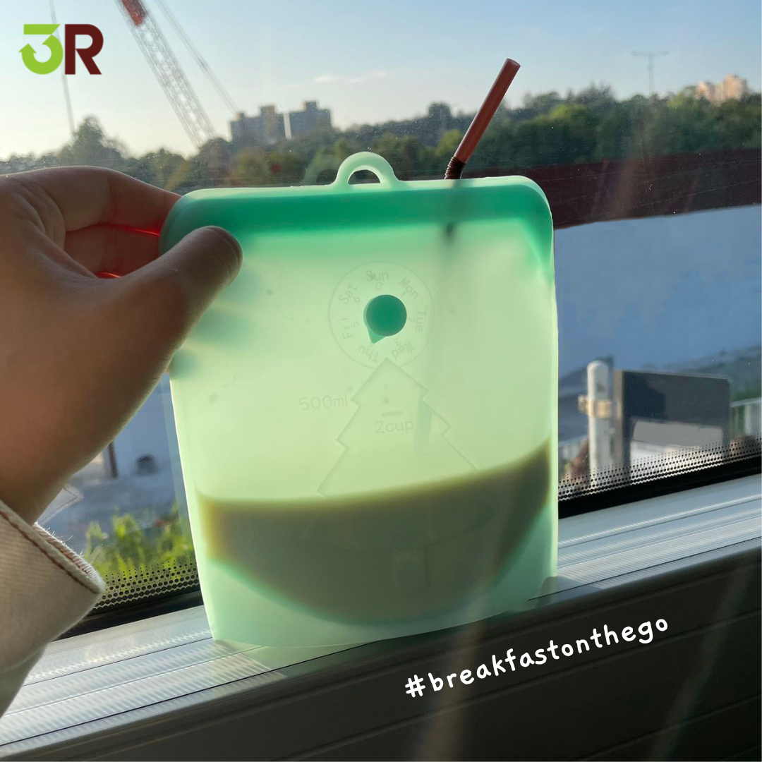 3 Reusable Silicone Small Bags