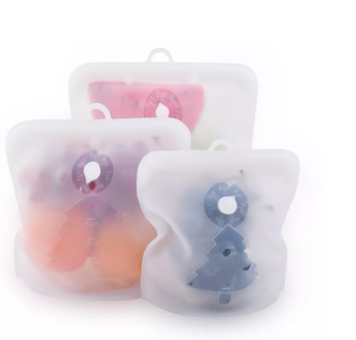 3 Reusable Silicone Bags Small + Medium + Large